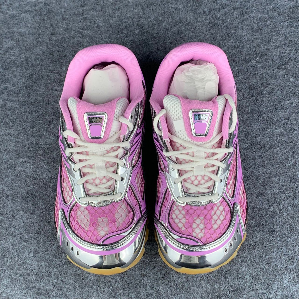 Bottega Veneta Wmns Orbit Sneaker 'Gloss Silver' (EU Warehouse, No QC)