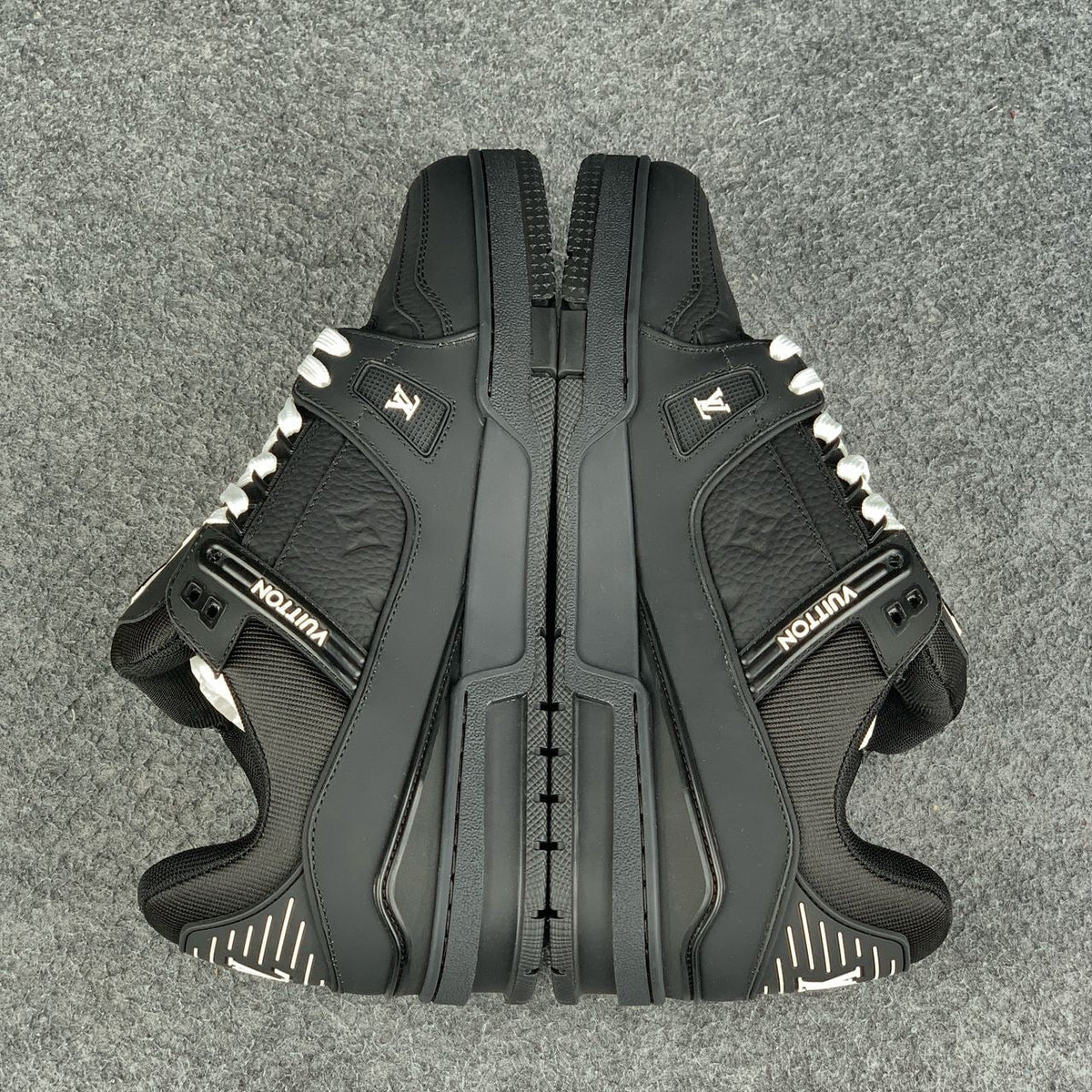 LV Trainer 'Embossed Monogram Black'