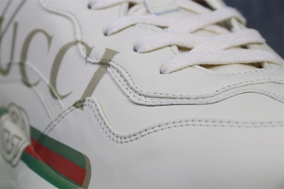 Rhyton Leather Sneaker 'Vintage Logo'