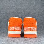 LV Trainer Low ‘Velcro Strap Orange Monogram Denim’: