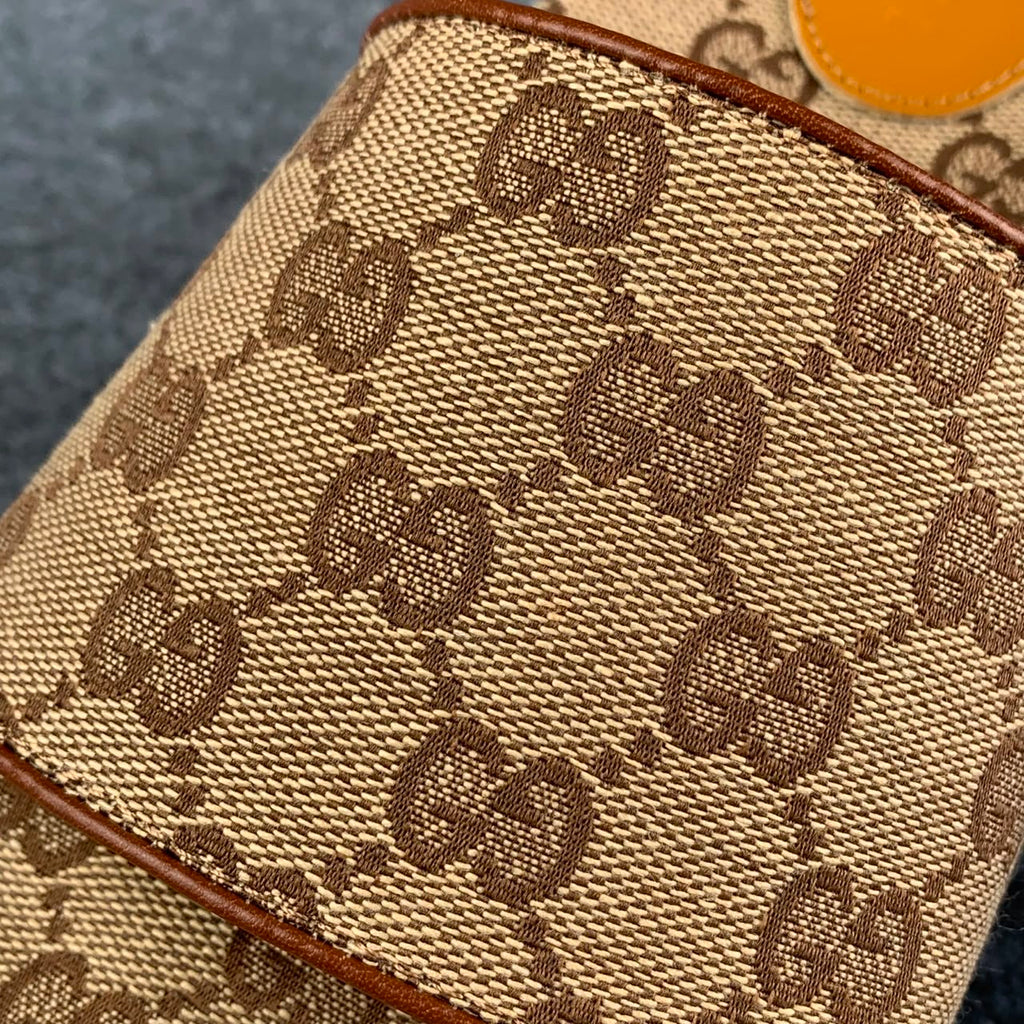 Gucci GG Cattern Canvas Slide Sandals