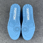 LV Trainer 'Embossed Monogram - Blue'