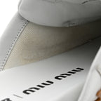 X NEW BALANCE Calfskin 530 SL Slip-On Sneaker Mules White
