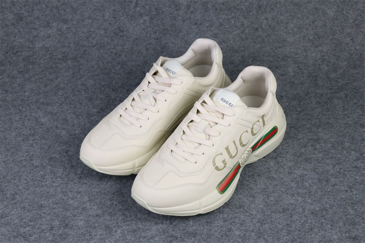 Rhyton Leather Sneaker 'Vintage Logo'