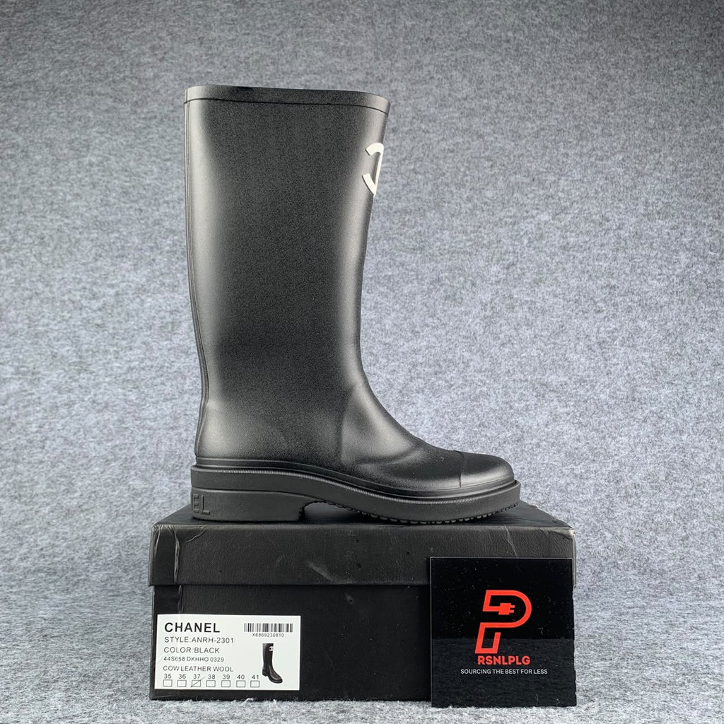 Chanel Rubber Rain Boots