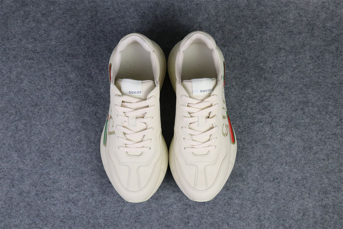 Rhyton Leather Sneaker 'Vintage Logo'