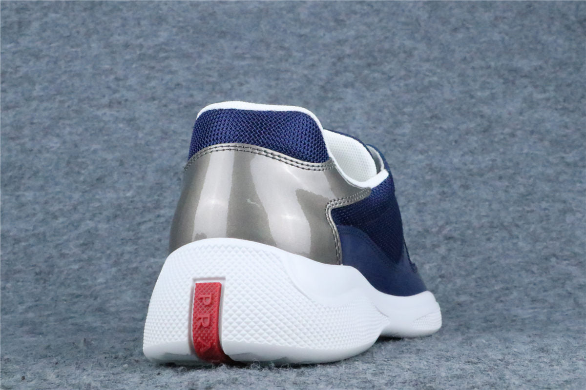 Prada America's Cup Sneakers 'Navy Blue Silver'