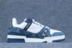 LV Trainer Monogram Denim 'White Blue' (B-Grade Version)