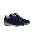 Women's Vintage Navy Frayed Denim Sneakers, Retro 80s Chunky Sole Casual Shoes, Lace Up Distressed Jean Sneakers for Daily Wear
