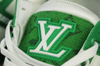 LV Trainer 'Green Monogram Denim'